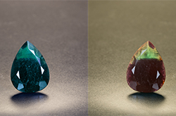 An Alexandrite-Emerald Intergrowth, Reportedly from Russia