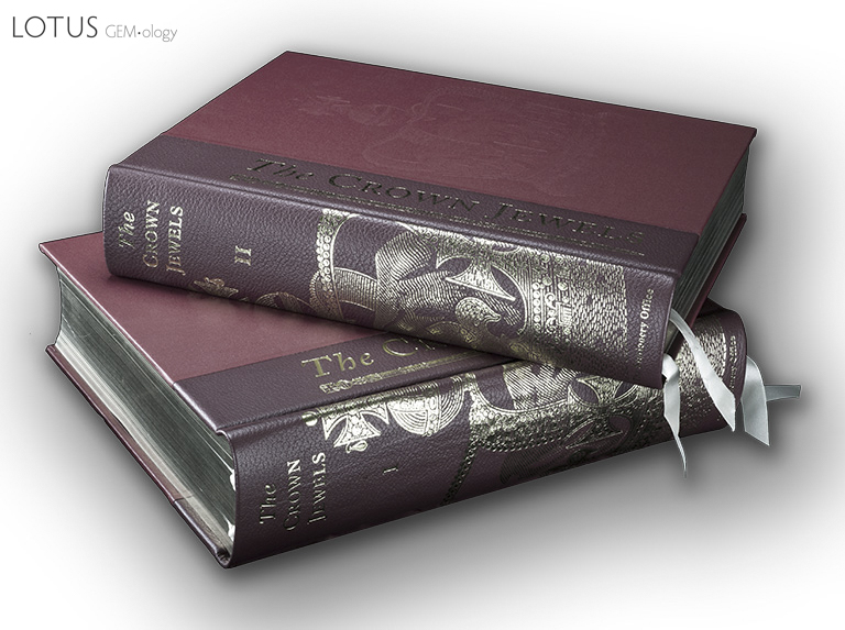 Blair et al.'s The Crown Jewels from 1998. This two-volume set is the best reference on Great Britain's crown jewels. Sadly, only 650 copies were printed. Photo: Wimon Manorotkul
