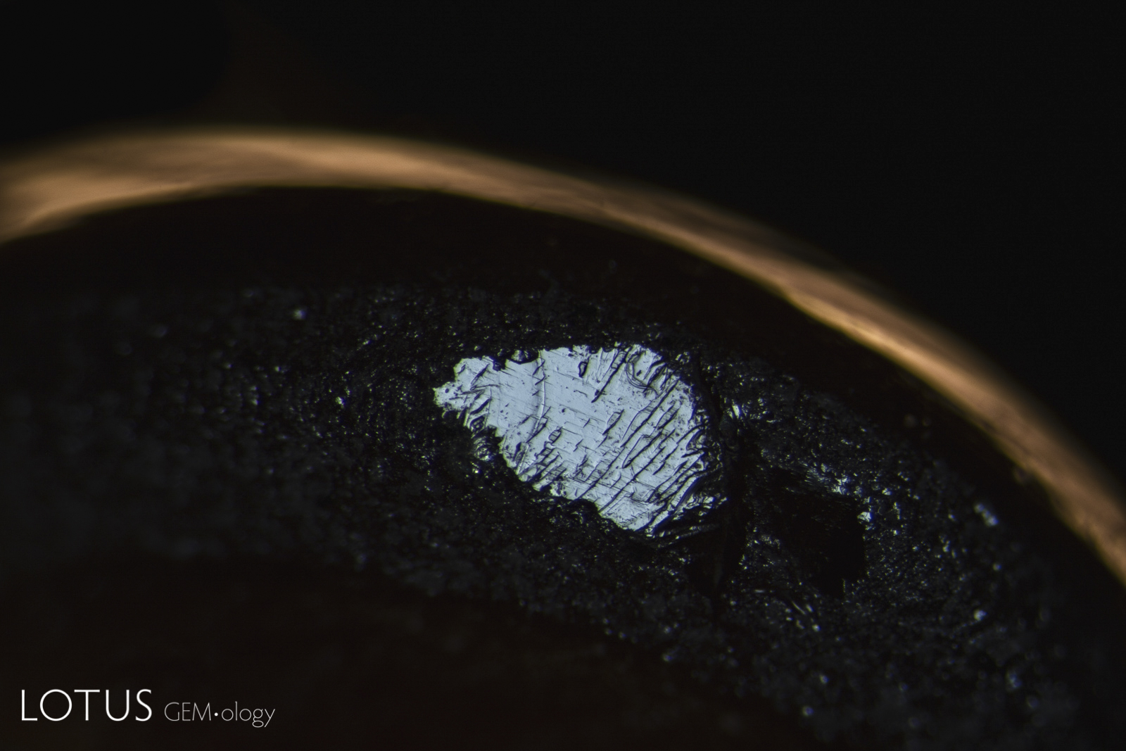 rhombohedral parting black star sapphire