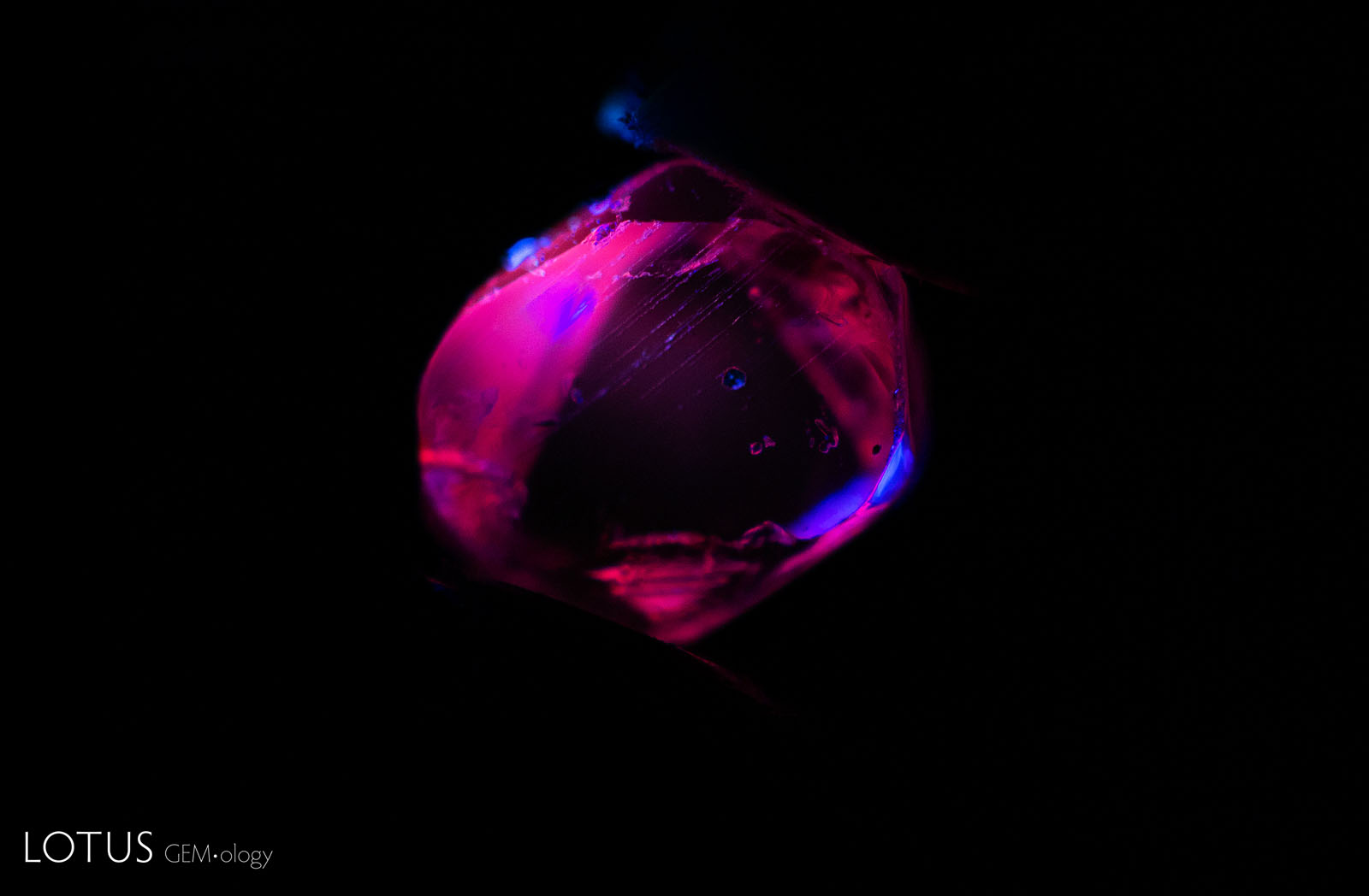 Sample 12 displays strong red fluorescence in short-wave UV before heating and with each subsequent round until the highest temperature round.