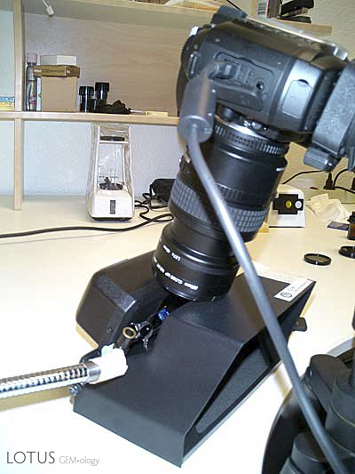 Figure 8. Another view Another view of the photo setup. Photo: Richard Hughes