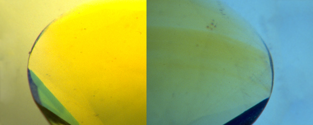 Identifying Yellow Sapphire • Blue Filter • Proletarian Gemology