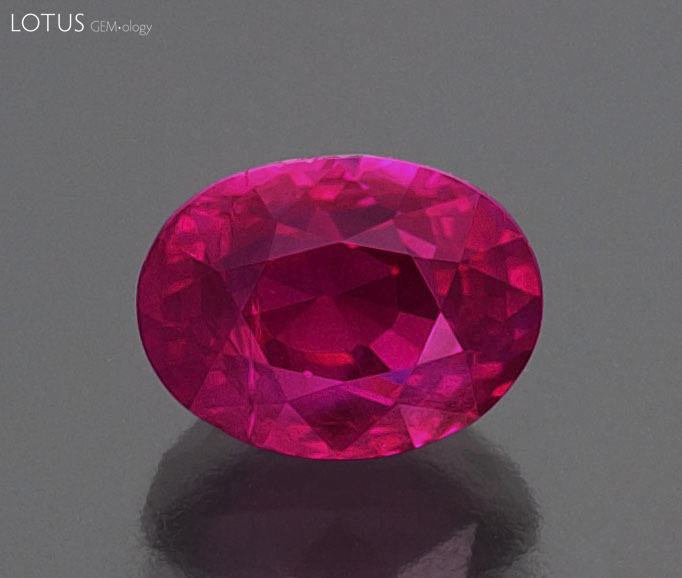 This Mogok ruby epitomizes the quality that has made the Burmese locality second-to-none in the world of rubies. 4.02 ct; unheated; Veerasak Gems. Photo: Wimon Manorotkul