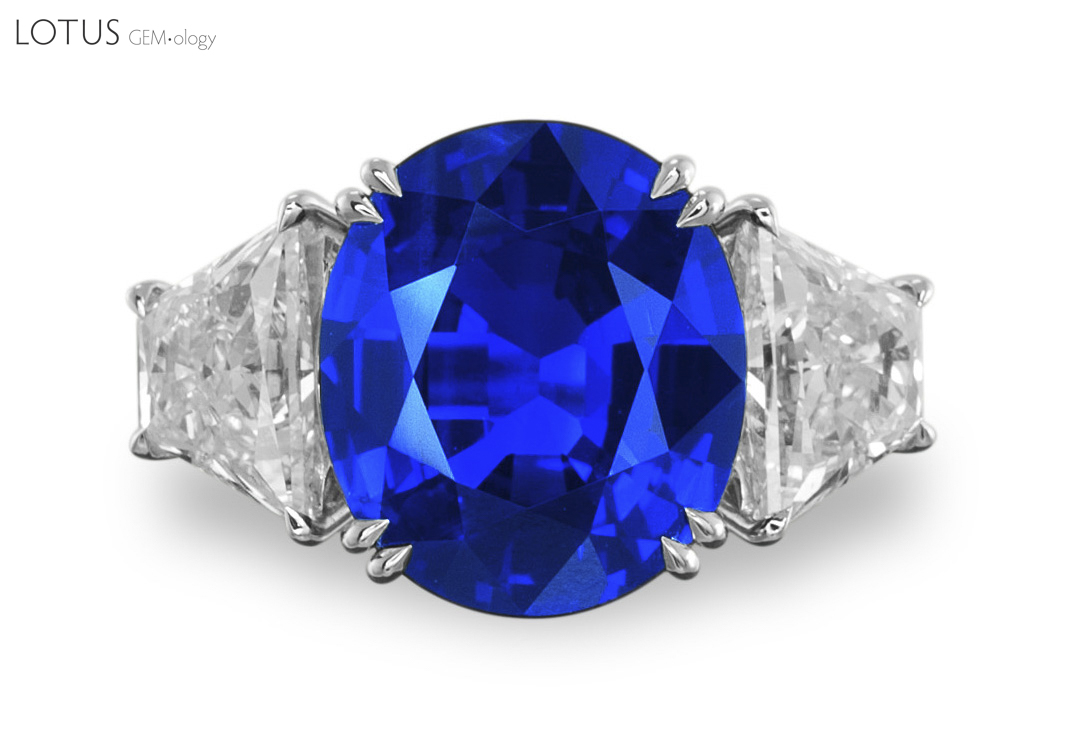 Peacock blue sapphire