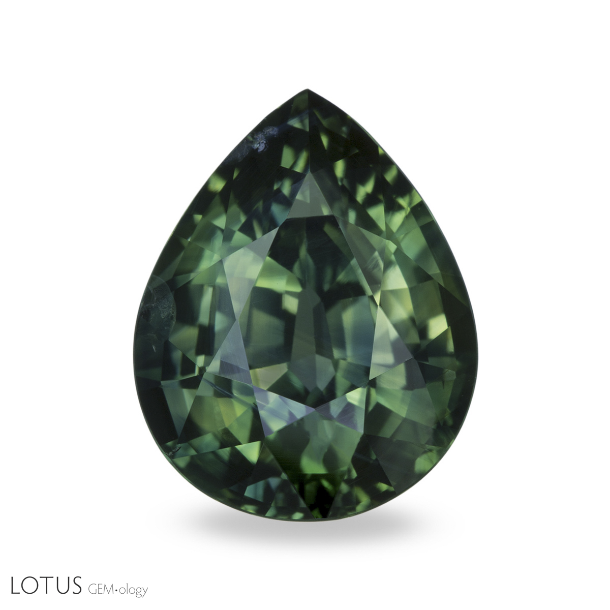 Teal sapphire
