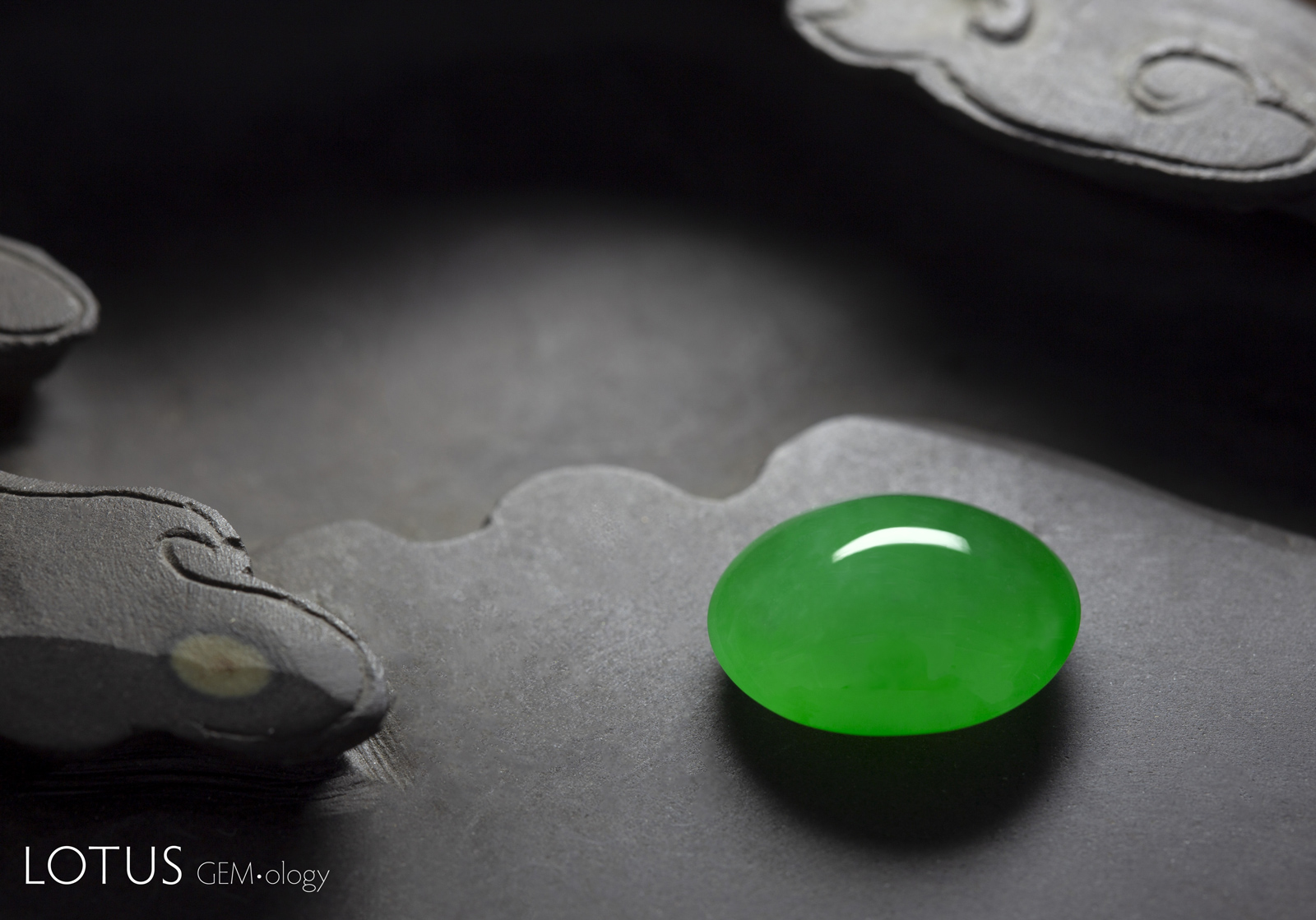 "Imperial Jade" from Burma (Myanmar). Photo: Wimon Manorotkul; specimen: Kiarttichatra Intarungsee