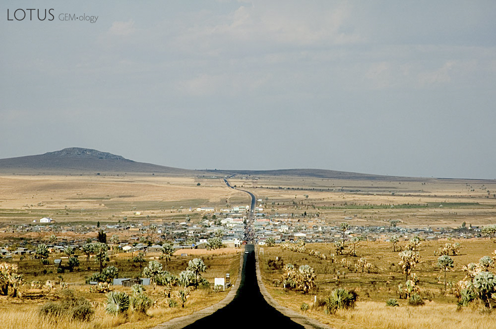 Once a small hamlet, by 2005 Ilakaka had grown into a major outpost in southern Madagascar. Photo: Richard W. Hughes