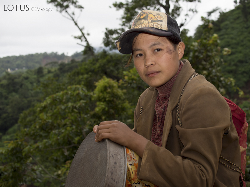 Figure 8. A kanas&eacute; miner at In Byae, Mogok.&nbsp;Photo: E. Billie Hughes