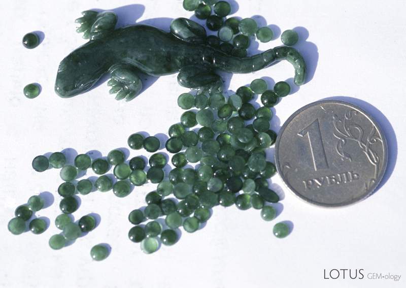 Jadeite from Khakassia